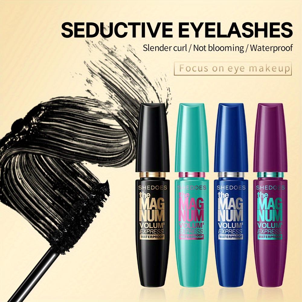 Four-color Waterproof and Anti-Sweat Slimming Mascara Long Lasting Thick Bending Quick Drying Black Mascara Lash