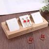 Bamboo Earring Stud Display Stand and Tray Ornament