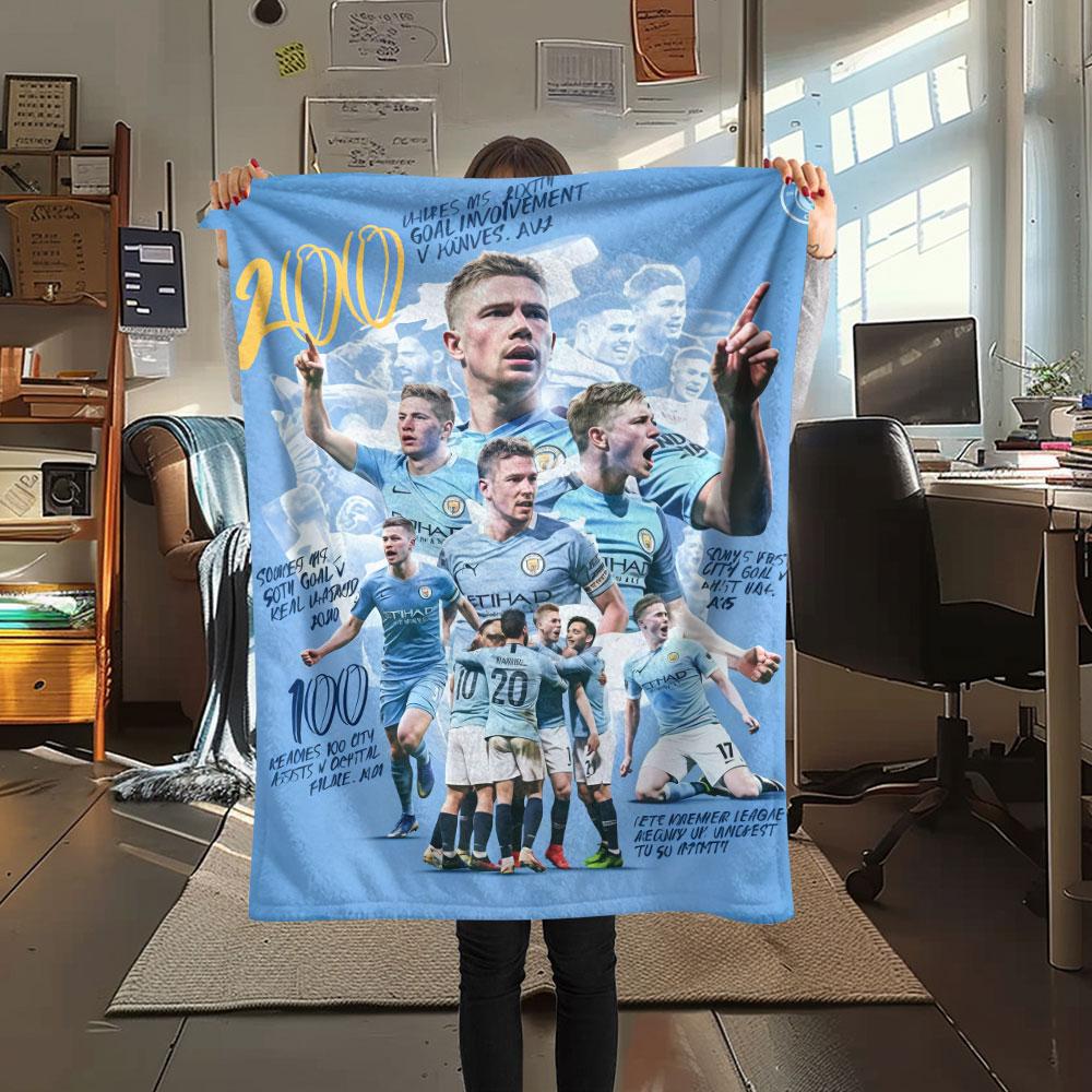 Seltene MCFC Sammeldecke, Hohe Qualität, Bequem für alle Jahreszeiten, Heimdekoration, Wärme und Komfort