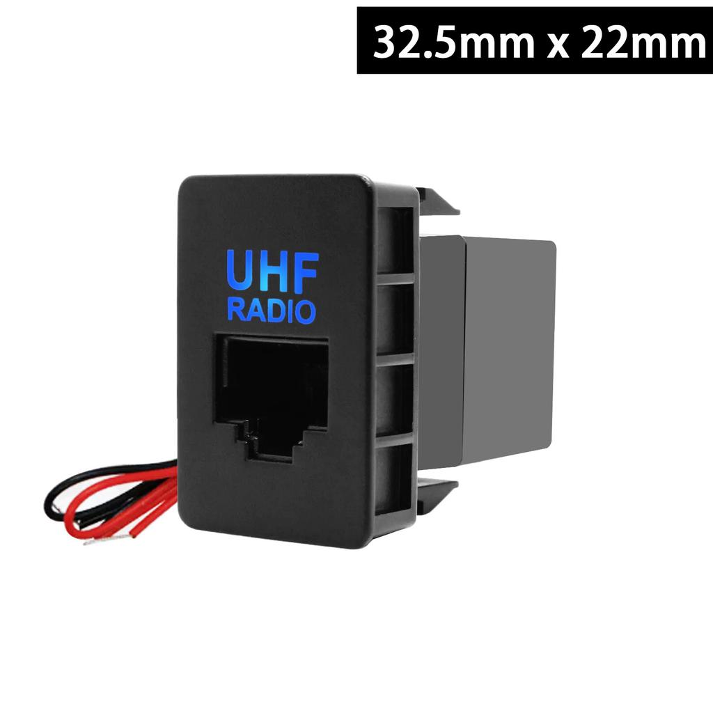 Led Fog Lights Push Switch Beacon On Off / Horn Momentary Button For Toyota PRADO Camry Altis Corolla RAV4 4Runner Highlande