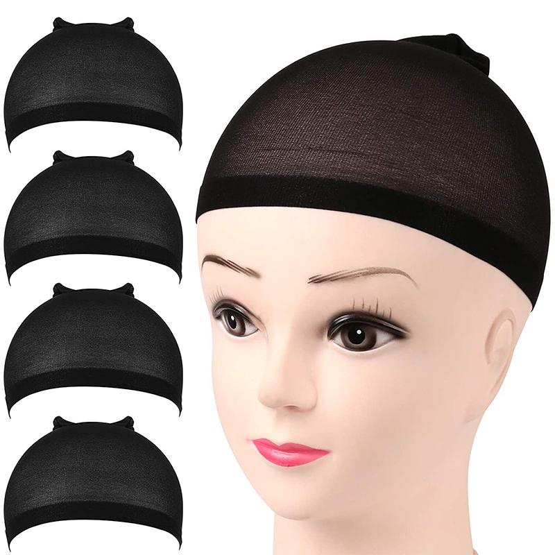 2 Pieces/Pack Wig Cap Hair Net For Weave Hairnets Wig Nets Stretch Mesh Cap For Making Wigs Free Size Wig Accessories Tools