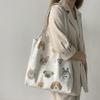 Dog Illustration Canvas Bag Shoulder Vintage