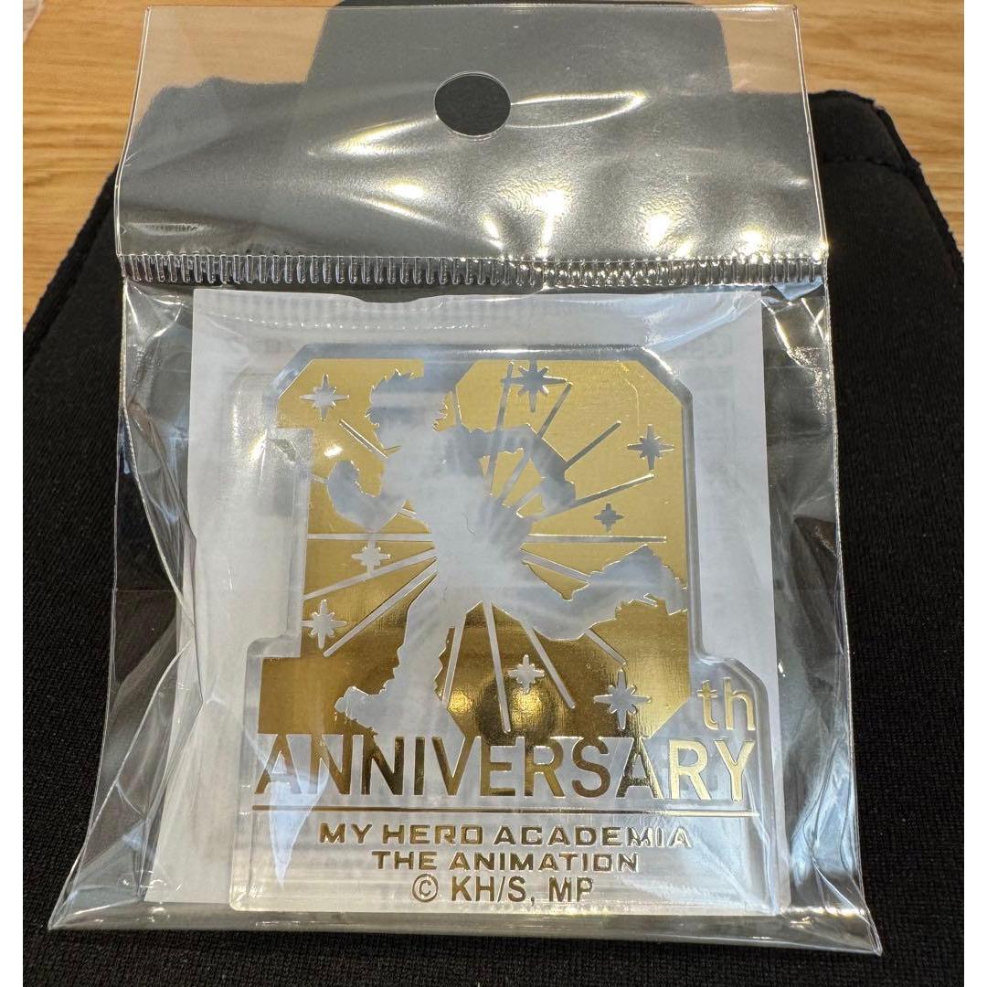 Used My Hero Academia Hero Academia 10th Anniversary Logo Foil Stamped Acrylic Block