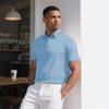 European and American Summer Men's Fashion Lapel Casual Loose Solid Color Short Sleeves