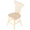 1/12 Dollhouse Miniature Furniture Wooden Chair High Chair Dollhouse Accessories