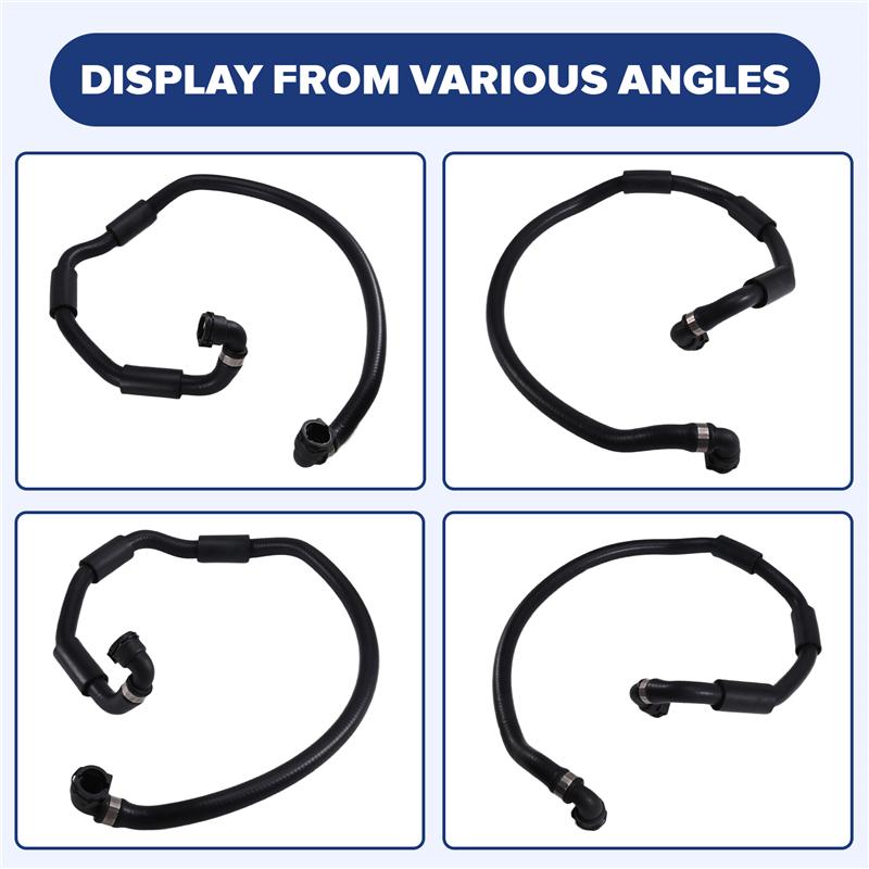 ABLZ-Coolant Water Tank Pipe Hose 17127576378 For BMW X5 X6 2008-2014 Car Cooling System Parts