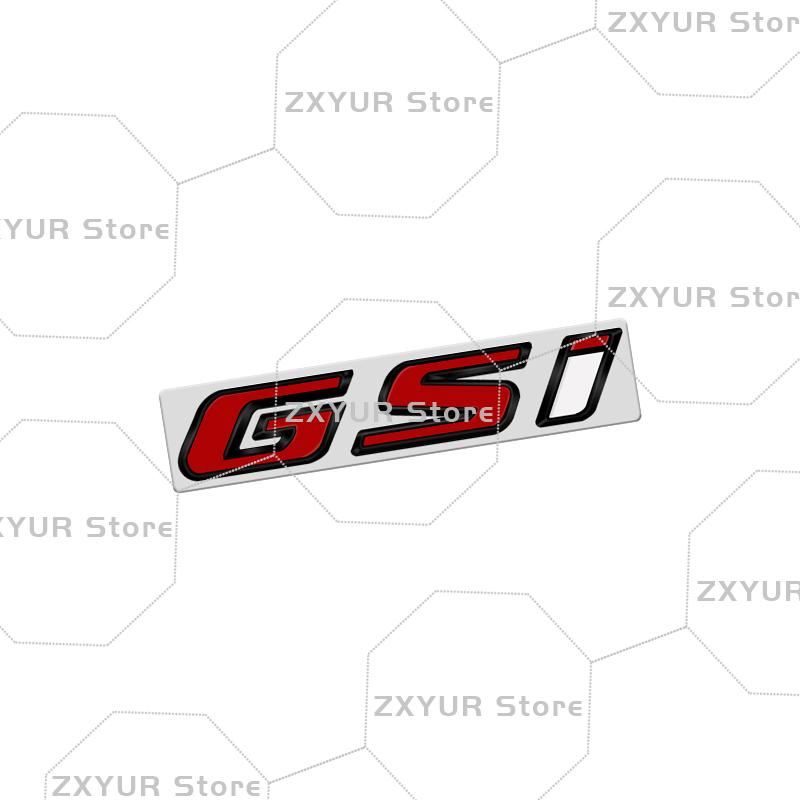 Metal GSI Emblem Car Sticker Letter Badge Decal Body Rear Trunk Decor For Opel Vauxhall Corsa Astra Insignia Meriva Adam Rocks