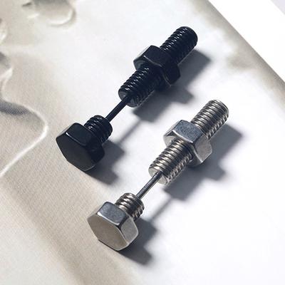 1 Stück Punk Nagelschraube Ohrstecker Ohrringe Unisex Helix Ohrpiercings Schmuck Geschenk
