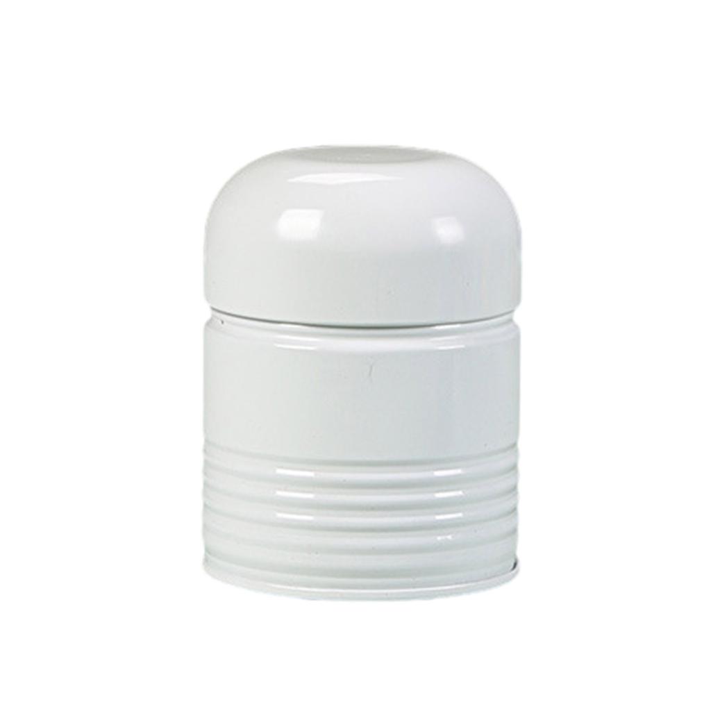 Round Tea Box Compact Tea Container Convenient Tea Storage Box Tinplate Tea Canister Tea Storage Jar for Various Teas