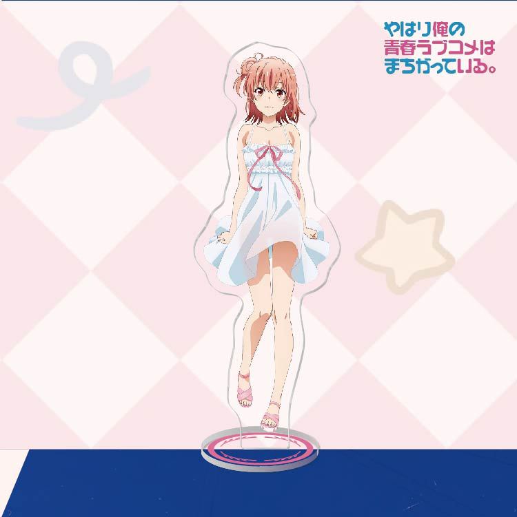 Anime My Youth Romantic Comedy Is Wrong Acrylic Stand Action Figure Toy PVC Desktop Stand Model Toys Gift