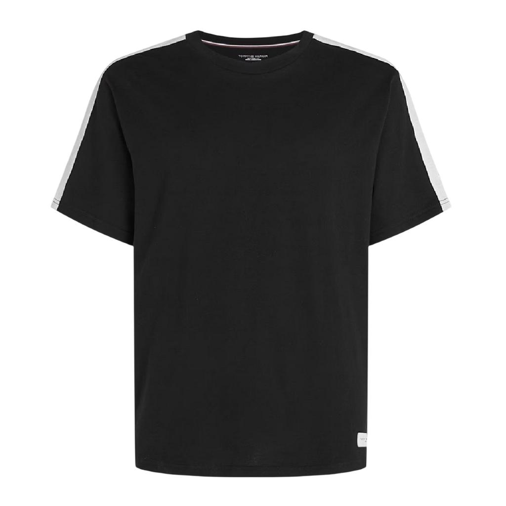 Tommy Hilfiger Mens Logo Regular Short-Sleeved T-Shirt