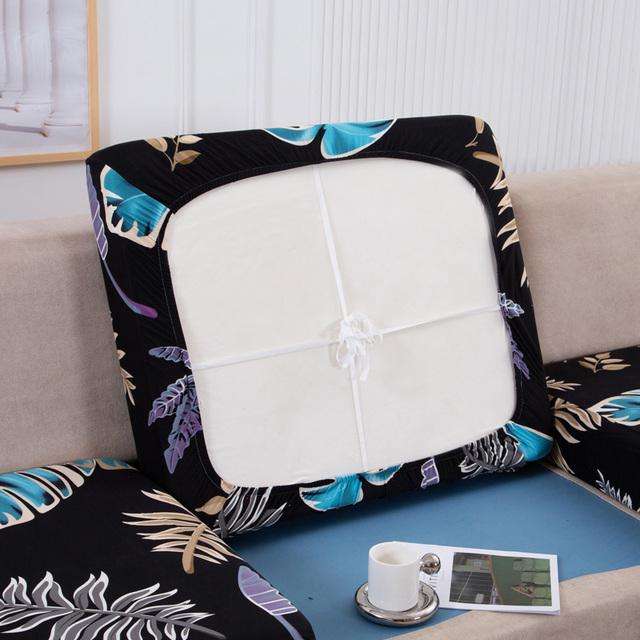 Stretch Printed Sofa Soft Cushion Cover Anti -Dirty Home Decor Washable Design Settee Cover Sets For Pets Kids Living Room Furniture Couch Case