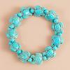 Bohemian Blue Turquoise Turtle Bracelet Ornaments Turtle Bracelet Chain  Women