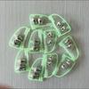 20 Pcs Luminous Sea Fishing Feeder Fishing Bell Twin Rod Tip Fish Bell Alarm Fishing Tackle 5cm*3cm Fish Bell