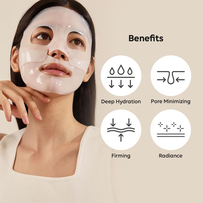 Bio-Collagen Hydrogel Face Mask: Moisturising and Repairing Sheet Mask, Pack of 4