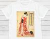 Ukiyo-e Geisha T-Shirt: Japanese Woodblock Art Graphic Tee
