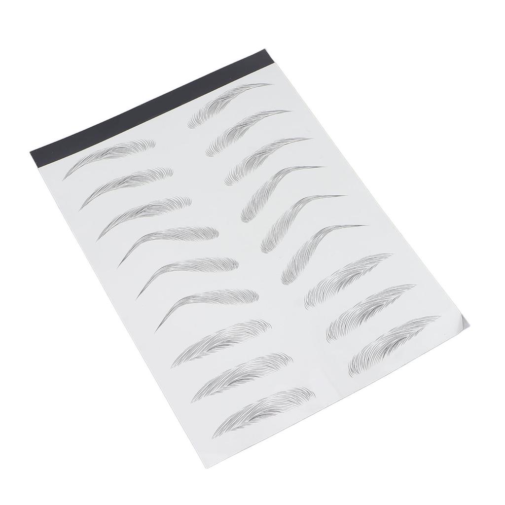 Eyebrow Tattoos Stickers 6D Nature Waterproof Temporary Tattoo Eyebrow for Eyebrow Grooming Shaping