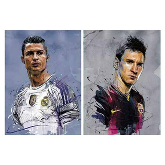 European & American 3D Stereo Sports Poster: Gradient Naked Eye Lenticular Art