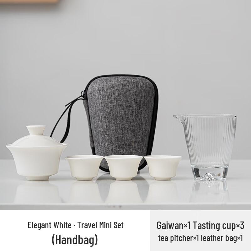 Zhinianhua Portable Ceramic Travel Tea Set