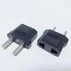 2-Hole Travel Adapter: US/UK to EU/AU Plug Converter