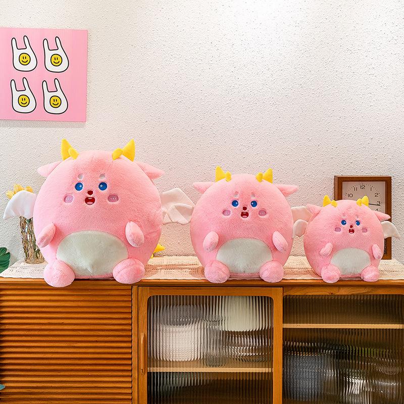 Cute Dundunlong Doll Plush Toy Girl Bed Companion Cartoon Doll Heartwarming Birthday Gift for Girlfriend