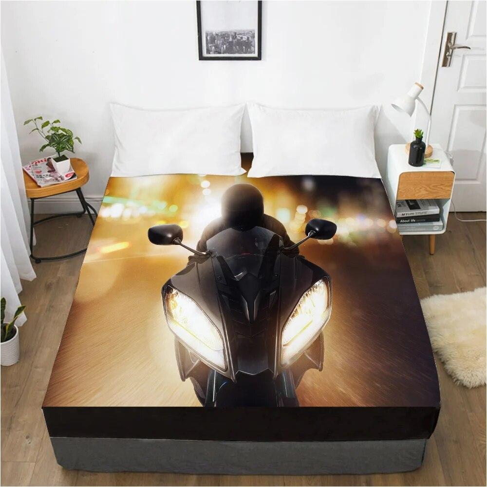 Auto Elastické prostěradlo s gumičkou 150x200/180/200/160x200 Chránič matrace Přehoz na postel 1ks Karoserie auta
