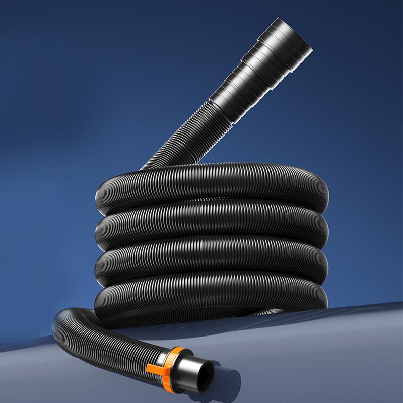1 Stück 3 Meter Faltbarer Wohnwagen Abwasserschlauch Doppelwandig Verstärktes EVA-Material Abwasserrohr Mit Verstellbarem Adapter Werkzeug
