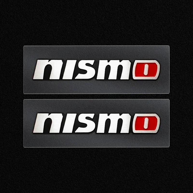 2025 For Nissan 1/2/5/10pcs Car Badge Random post Decals For Nissan Nismo Logo Tiida Teana Qashqai Juke X trail Note Almera Skyl
