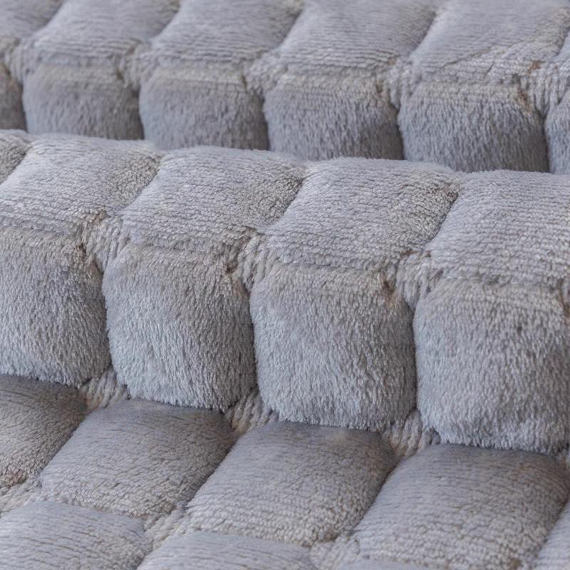 Flannel Practical Sofa Cushion, Simple and Fashionable Plush Cushion, Thickened Flannel Sofa Towel for All Seasons