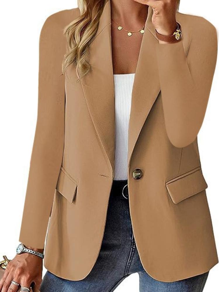 

Осенний кардиган с длинным рукавом однотонный, маленький пиджак для женщин S хаки