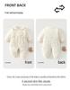 Autumn/Winter Baby Girl Cotton Jumpsuit - Thick, Warm Newborn Romper