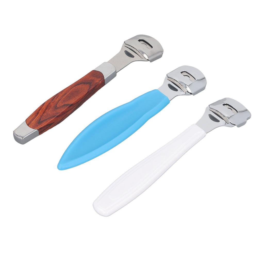 3 st Fotvård Pedikyr Förhårdnadsrakhyvel Hård Hudborttagare Professionell Pedikyrsats Fot för Förhårdnad