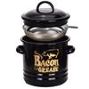 652F Enamel Bacons Grease Storage Container Jar with Strainer And Silicone Spatula Tool For Flavor Preserving Fat Keeper Box