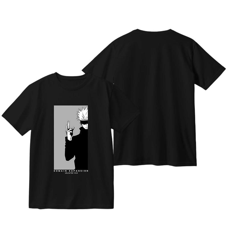 Jujutsu Battle New Magic Asura Anime Peripheral Japanese Pure Cotton Printed Unisexs and Unisexs Personalized Casual Tshirt