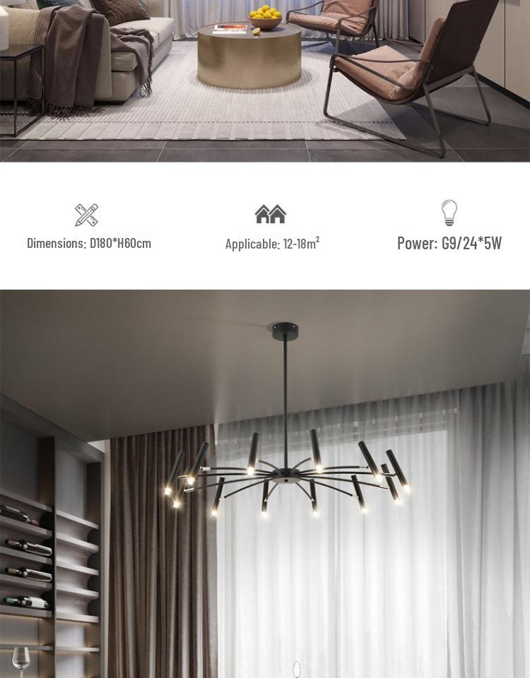 Nordic Post-Modern Creative Chandelier for Living Room, Restaurant, or Hotel