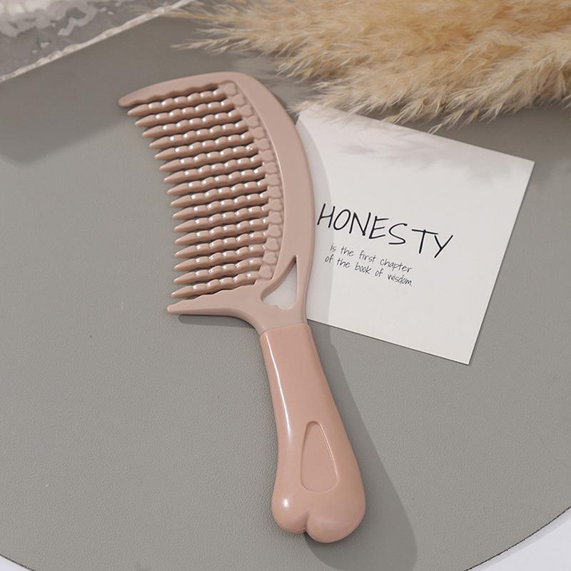 

ПВХ Ручка Салонная Расческа для Укладки Волос Расческа для Массажа Кожи Головы Расческа для Укладки Волос Расческа для Выпрямления Волос Портативный Домашний Аксессуар для Сушки Волос коричневый