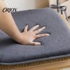 Anti-slip Thickened Buttock Relief Pad Plush Chair Cushion with Ties, Soft Cozy Non-slip Seat Cushion, 15.75" for Hard Seats x Warm Office Dining