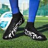 31-48 Men's Elastic Sock Mouth Football Boots Rubber Soft Sole Short Spikes Youth Boys Football Shoes