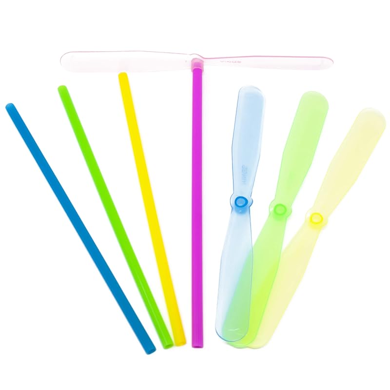 

Plastic Bamboo Dragonflies, Set of 4 [Soft, Easy to Fly, Safe Design] Platombo Kids Lightweight Dragonflies, Toys, Prizes, Indoor and Outdoor Play