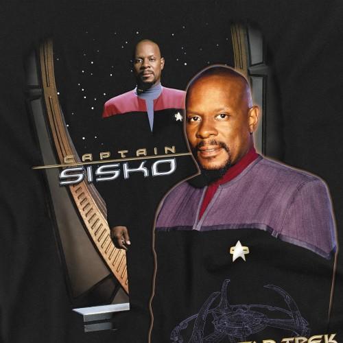 Star Trek Unisex Adult Captain Sisko T-Shirt