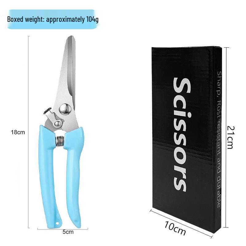 Heavy Duty Stainless Steel Pruning Shears - Multipurpose Garden and Fruit Picking Scissors