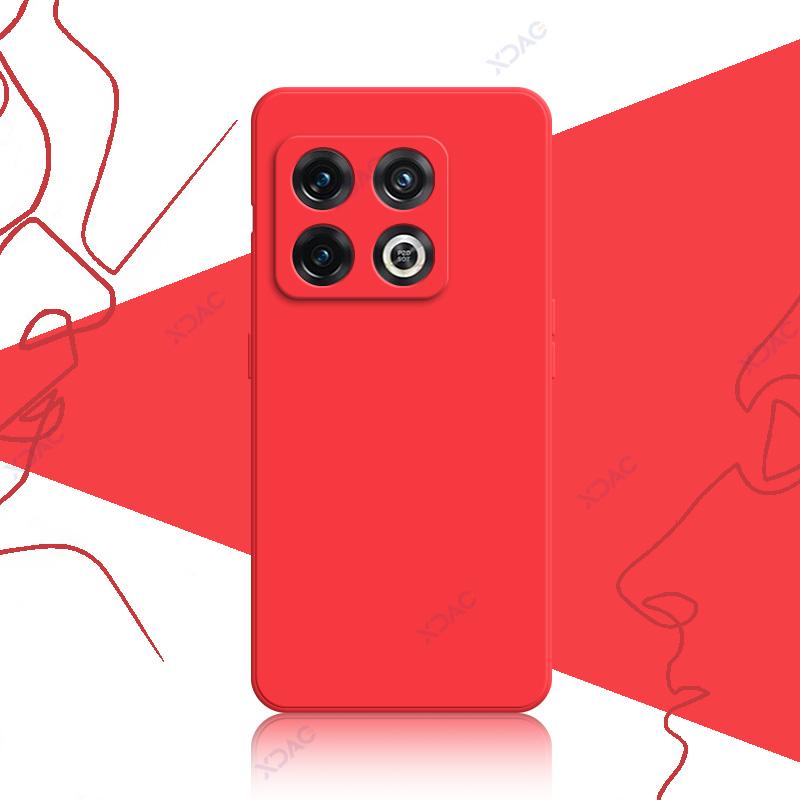 Mobile Phone Case for OnePlus 10 Pro One Plus 10Pro 5G 360 Soft Luxury Square Liquid Silicone Back Cover Waterproof Bag