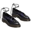 Dr. Martens Wednesday X  Elphie II Leather Lace-Up Comfortable Casual Shoes 3cm Women Shoes Black 41856001