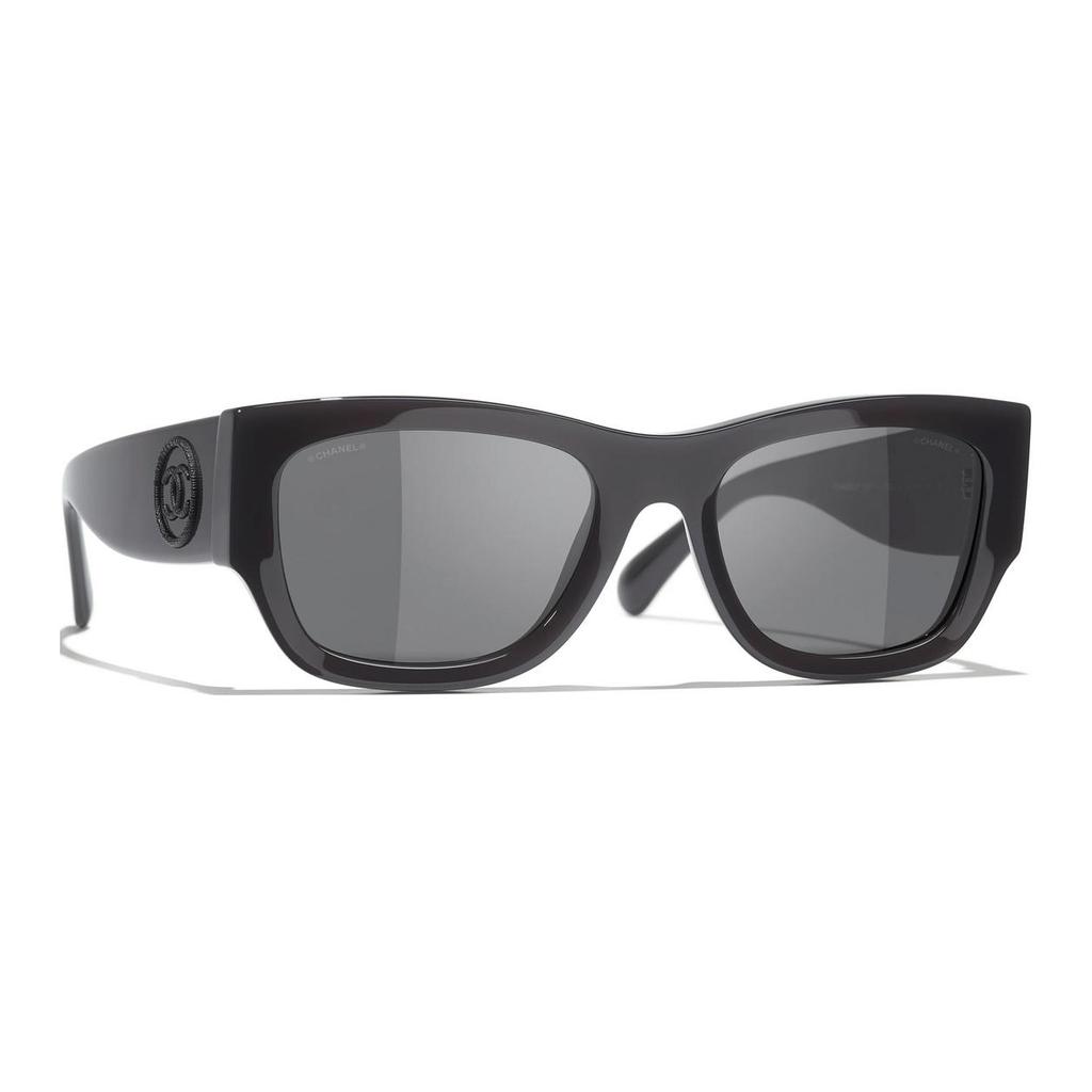 Chanel Square Sunglasses Unisex sunglasses Black CH5507A-1716S4