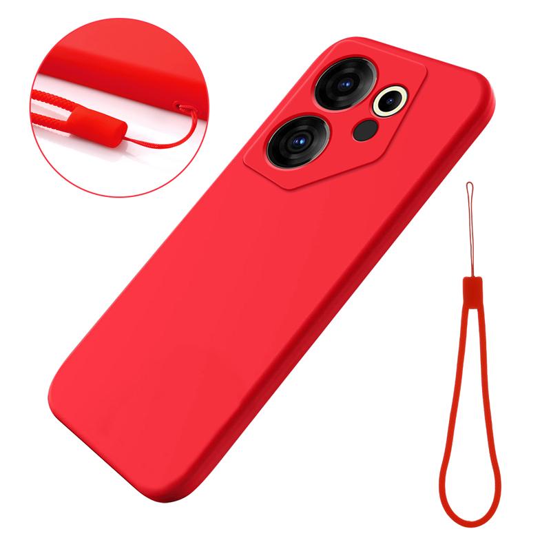

For Tecno Camon 20 /20 Pro 5G Case Soft Premium Liquid Silicone Case with Flocking inside Strap Cover for Tecno Camon 20 Premier Camon 20 Pro 5G