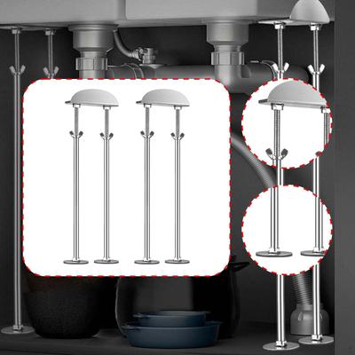 2 Pieces Undermount Sink Bracket Adjustable Supports Repair System Stable Lightweight Portable