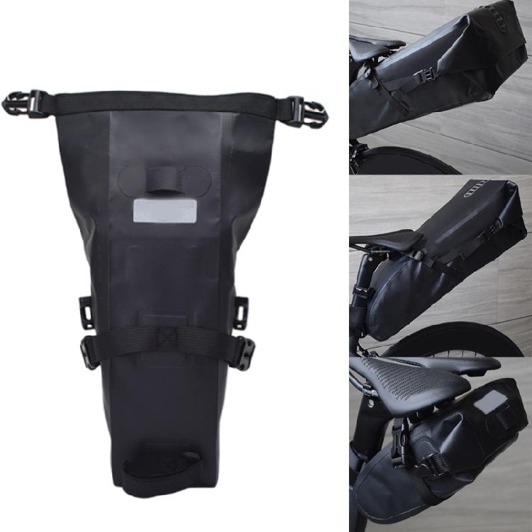 Seats Bag with Reflective Strips for Mountain Bicycles, Quick Releases Mounting