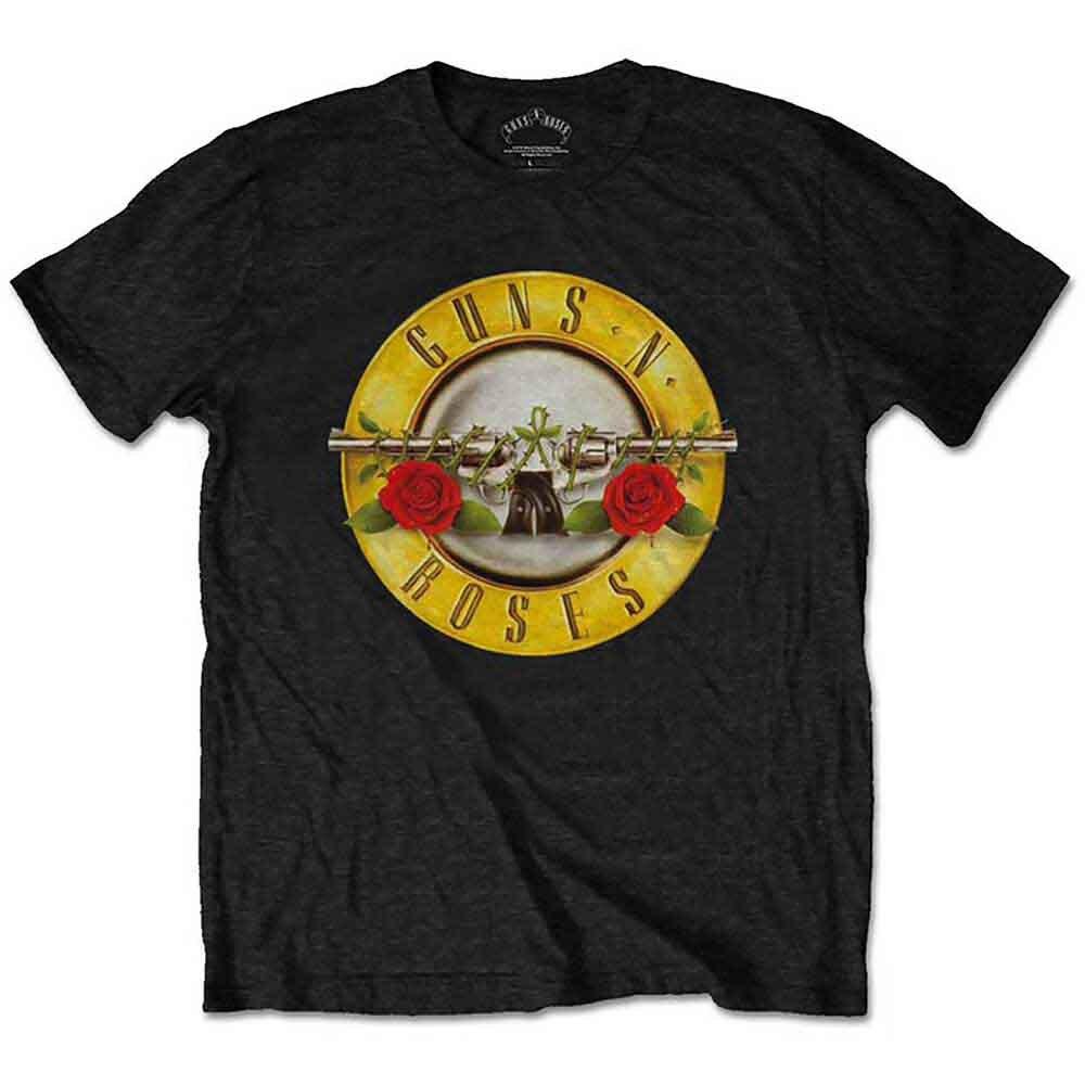 Band Monkey Guns N Roses Kids T-Shirt Classic Logo Black XL