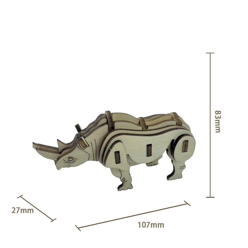 

3D Деревянный Пазл-Игрушка Насекомое: Детская образовательная и творческая сборная модель