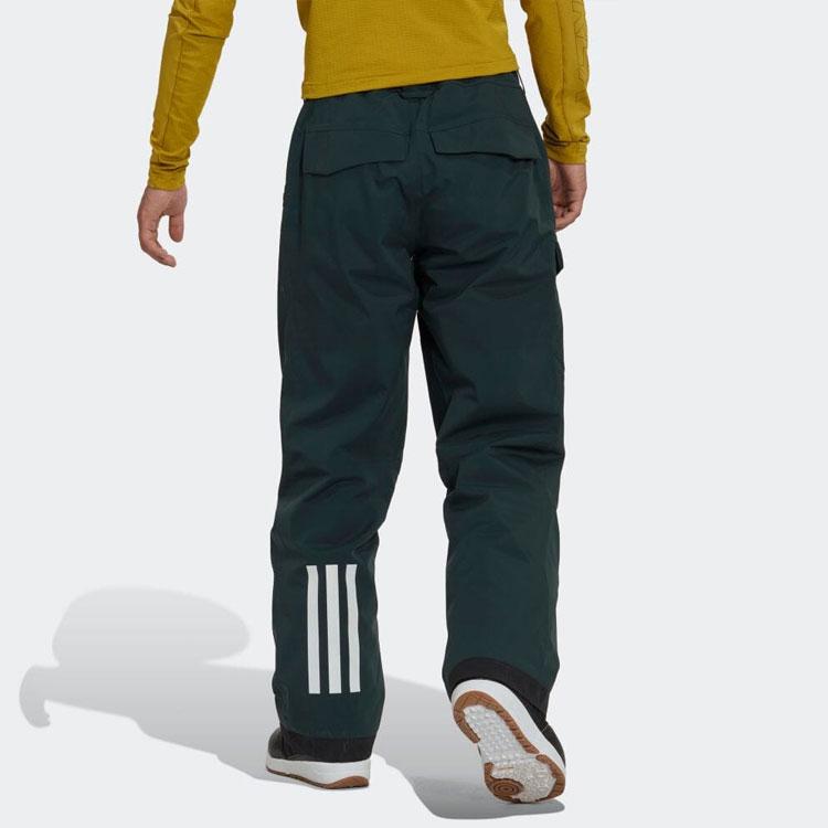 Adidas Side Pocket Striped Loose Casual Pants Men Bottoms Green HI5524